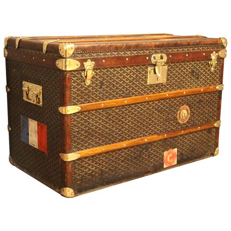 goyard trunk for sale.